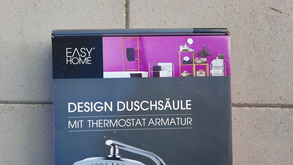 Design Duschsäule mit Thermostat Armatur  NEU in Bornheim