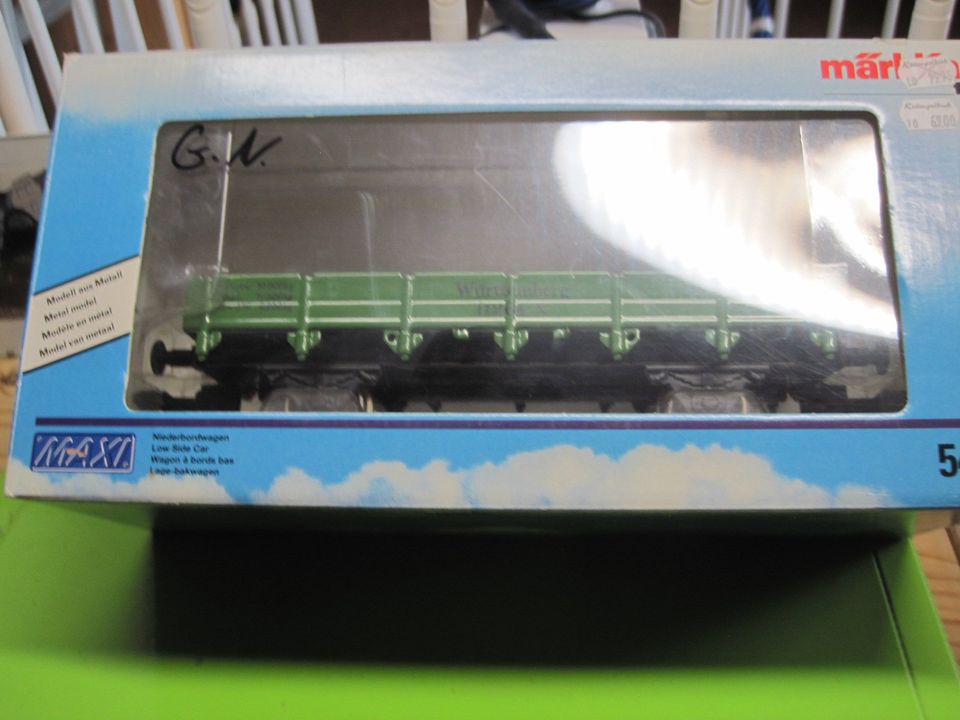 Märklin Spur 1 Maxi 5481 Wagen Grün Neu OVP in Uhingen