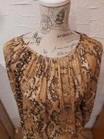 Gr.L/40 bluse print Braun beige shirt punk emp Büro Bayern - Treuchtlingen Vorschau