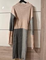 Kleid langarm rosa / grau S Hessen - Fulda Vorschau