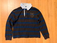 Polo Ralph Lauren, Rugbyshirt, braun/blau gestreift, Größe XS 4-5 Düsseldorf - Himmelgeist Vorschau