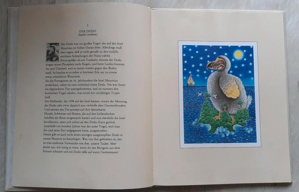 Vom Vogel Dodo Shawn Rice Antiquität Bilderbuch Annette Betz in Petting