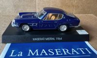 Modell 1:43 Maserati Mistral Blau 1964 Sockel. Hachette Nordrhein-Westfalen - Herscheid Vorschau