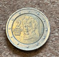 2 Euro Münze 2002 „Bertha von Suttner“ Österreich fehlerhaft Sachsen - Triebel Vorschau