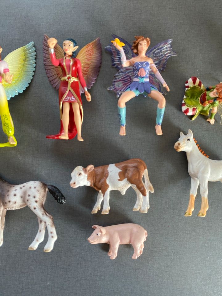 SCHLEICH SET Figuren Elfen Pferde Einhorn Tiere Fohlen in Elze