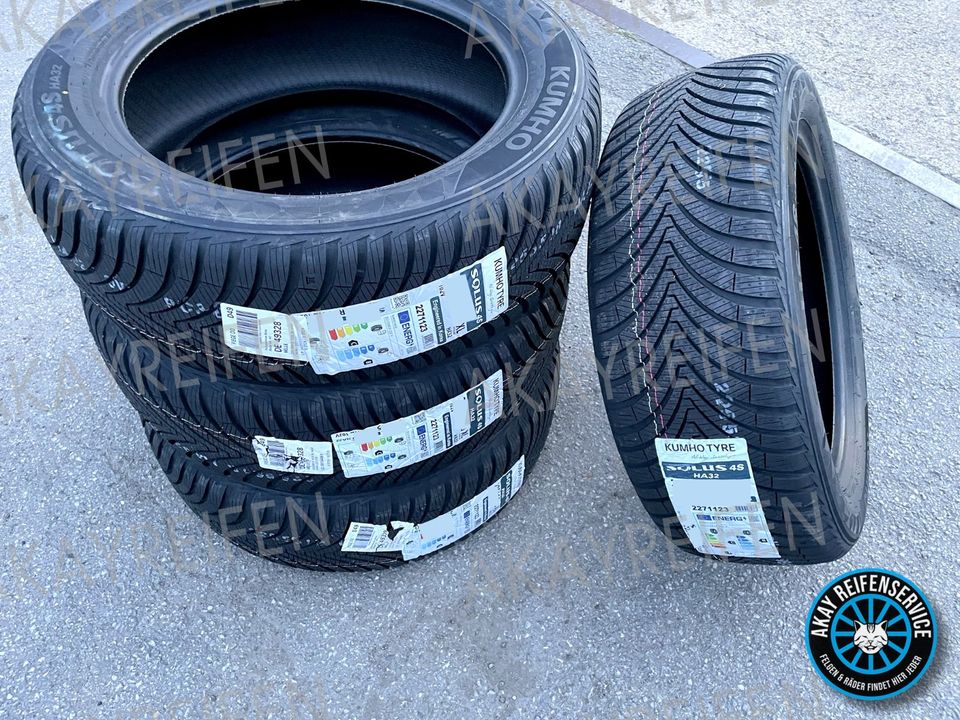 4x 235/55 R17 103V XL ➡️ KUMHO Solus 4S HA32 ➡️ Allwetterreifen  Ganzjahresreifen Reifen ➡️