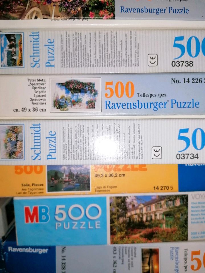 Verschiedene Puzzle 300-1500 Teile in Oberkirch