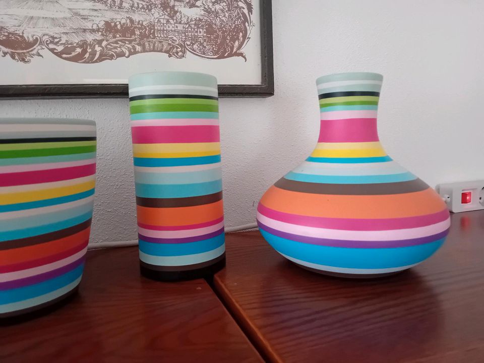 Dekorative 5 Set , 2 Vasen mit Übertöpfen in Markranstädt