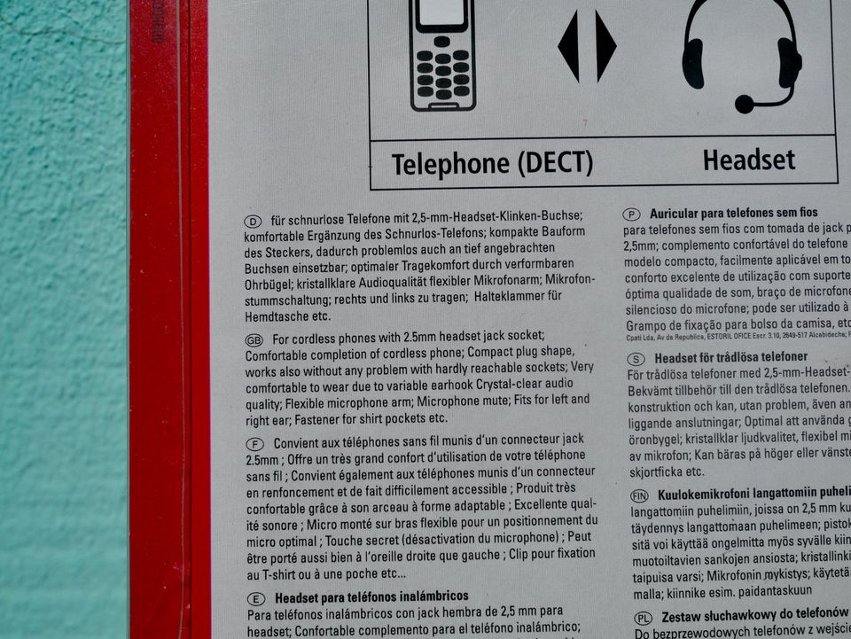 *NEU & in OVP* HAMA Headset für DECT Schnurlostelefone, NP 17€ in Berlin