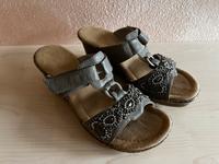 Rieker Sandalen mit Absatz Größe 38 grau silber Baden-Württemberg - Tettnang Vorschau