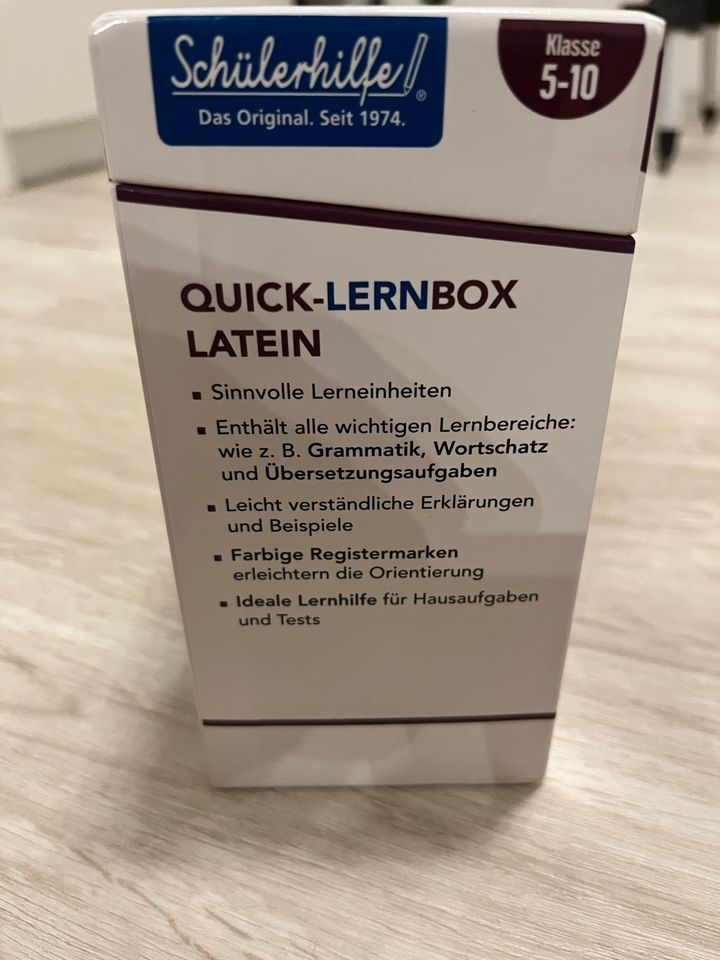 Latein Quick-Lernbox Schülerhilfe in Böbingen an der Rems