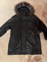 C&A Wintermantel, Jacke, echter Ledermantel, Nappaleder, Größe 42 Bayern - Bergrheinfeld Vorschau