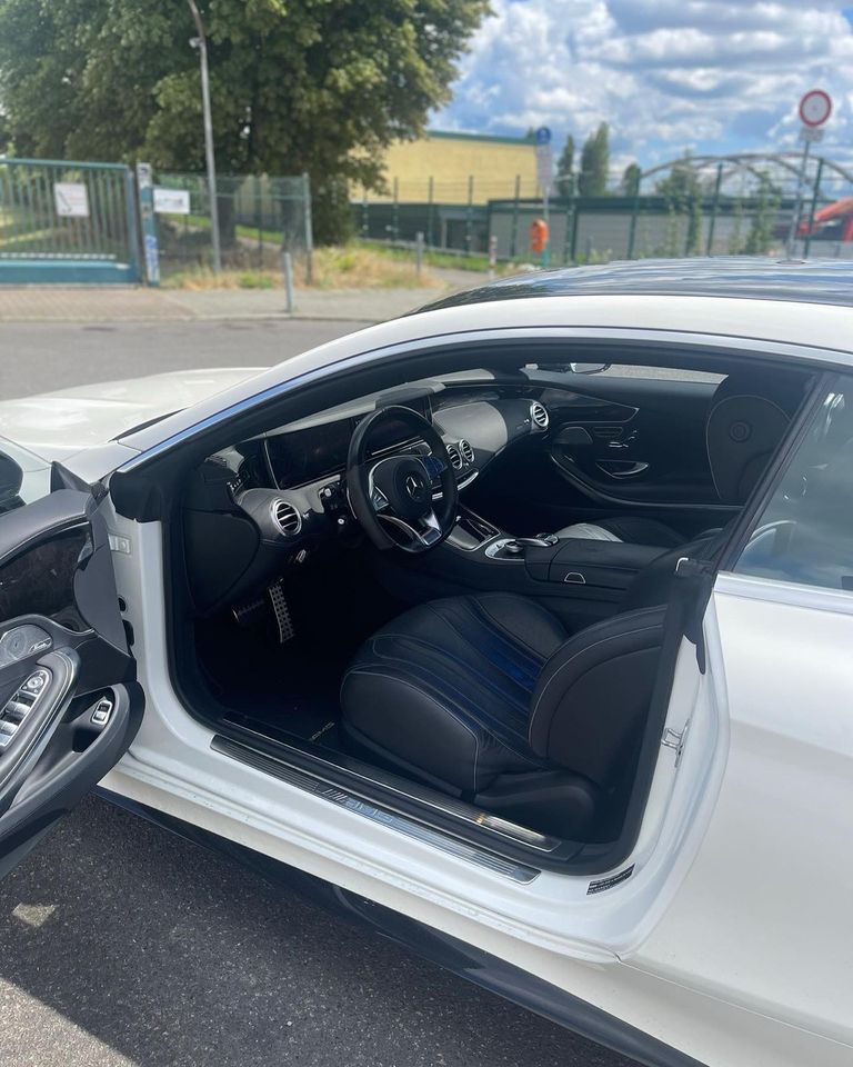 Mercedes-Benz S63 AMG Coupé mieten Berlin Sportwagen Hochzeit in Berlin