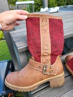 S Oliver Stiefel Rot Cognac 38 Niedersachsen - Zeven Vorschau