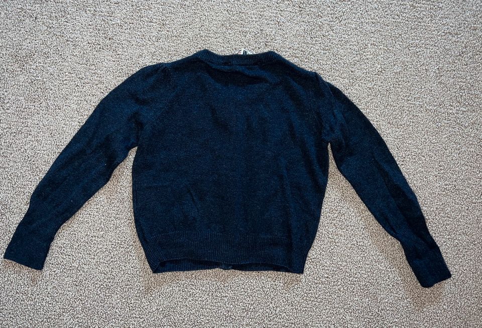 Dunkelblaue Strickweste Feinstrick Pullover Gr. 92 von H&M in Hessisch Oldendorf