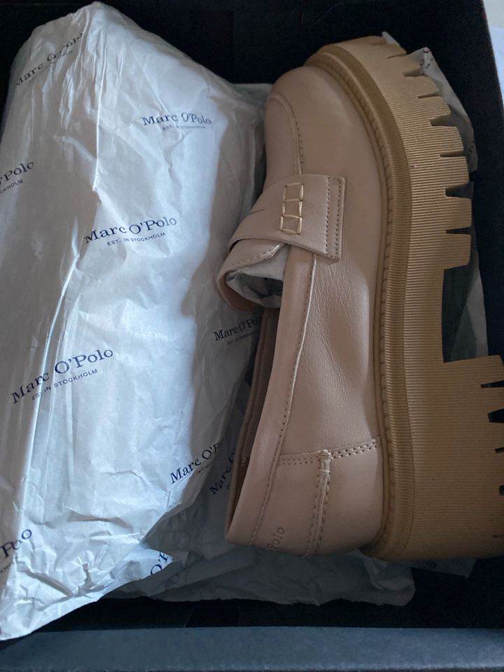 Marc O’Polo Penny Loafer in Beige Größe 37 Neu! in Wardenburg