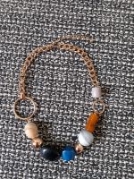 Statementkette Kette Halskette neu Zara Gold blau braun Nordrhein-Westfalen - Essen-West Vorschau