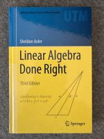 Linear Algebra Done Right (3rd Edition) Sheldon Axler Saarbrücken-Mitte - Malstatt Vorschau