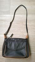 Damen Handtasche Leder schwarz-mit braun abgesetzt Nordrhein-Westfalen - Odenthal Vorschau