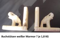 Weiße Marmor Elefanten Buchstützen je 1,8 KG Standfest Niedersachsen - Celle Vorschau