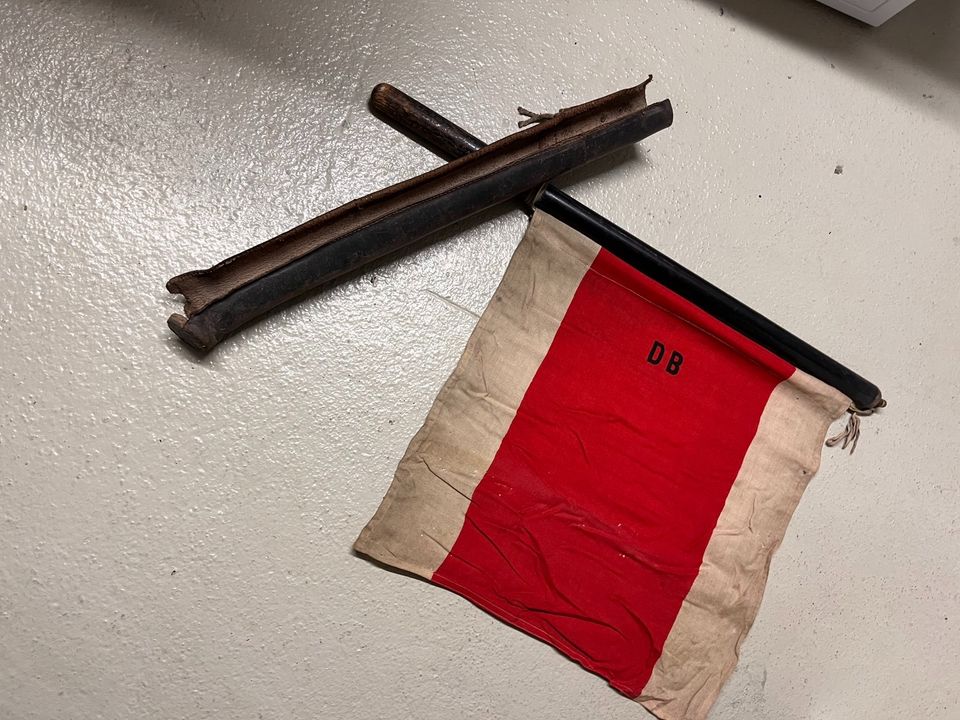 Signalflagge Deutsche Bahn Stoff in Rosendahl