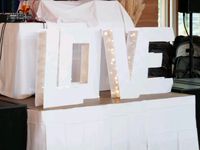 LOVE Buchstaben aus Pappe mit LED - Hochzeit Hochzeitsdeko Rheinland-Pfalz - Hauenstein Vorschau