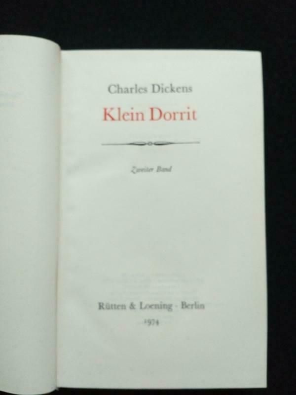 Charles Dickens - Klein Dorrit (2 Bände) in Neubrandenburg
