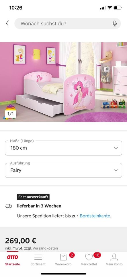 Kinderzimmer Bett in Leipzig
