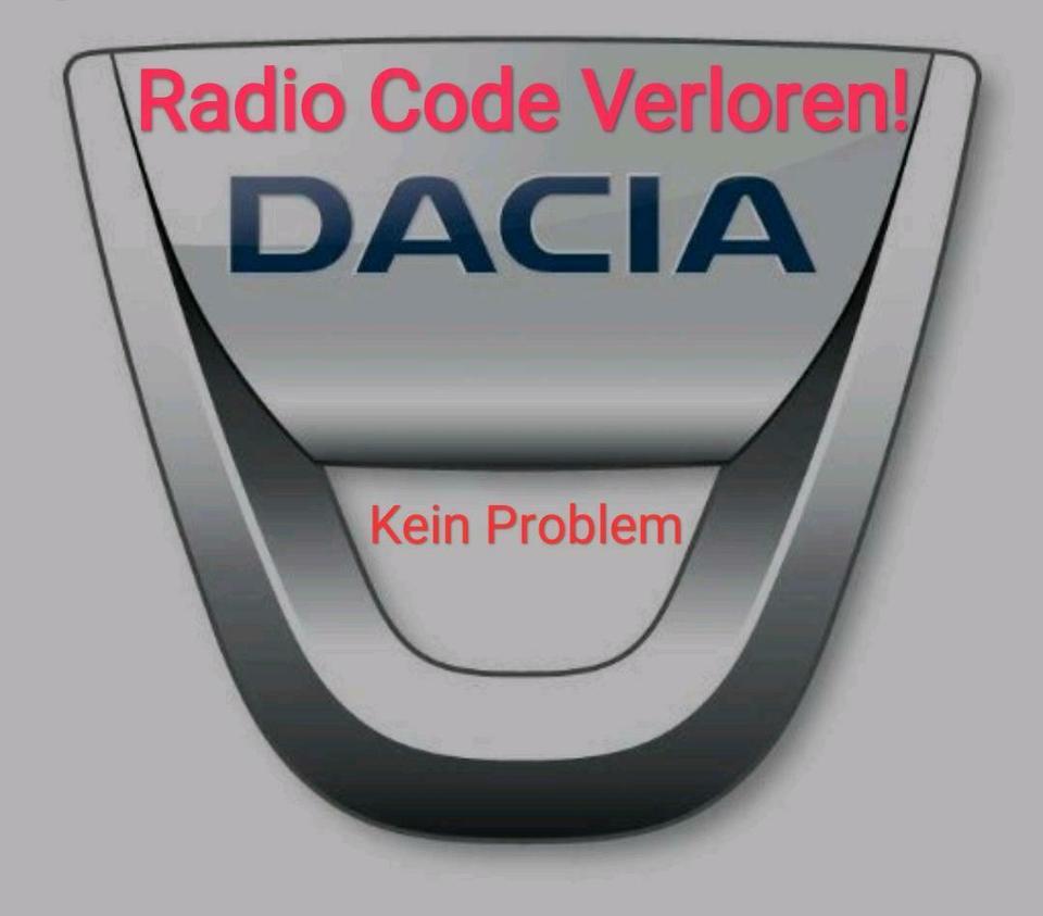 Radio Code Weg! Kein Problem Dacia Renault Peugeot Citroen PIN in Düsseldorf