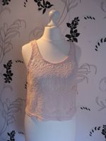 * H&M * Damen Top 36 rosa Spitze bauchfrei Frühjahr Sommer Shirt Frankfurt am Main - Westend Vorschau