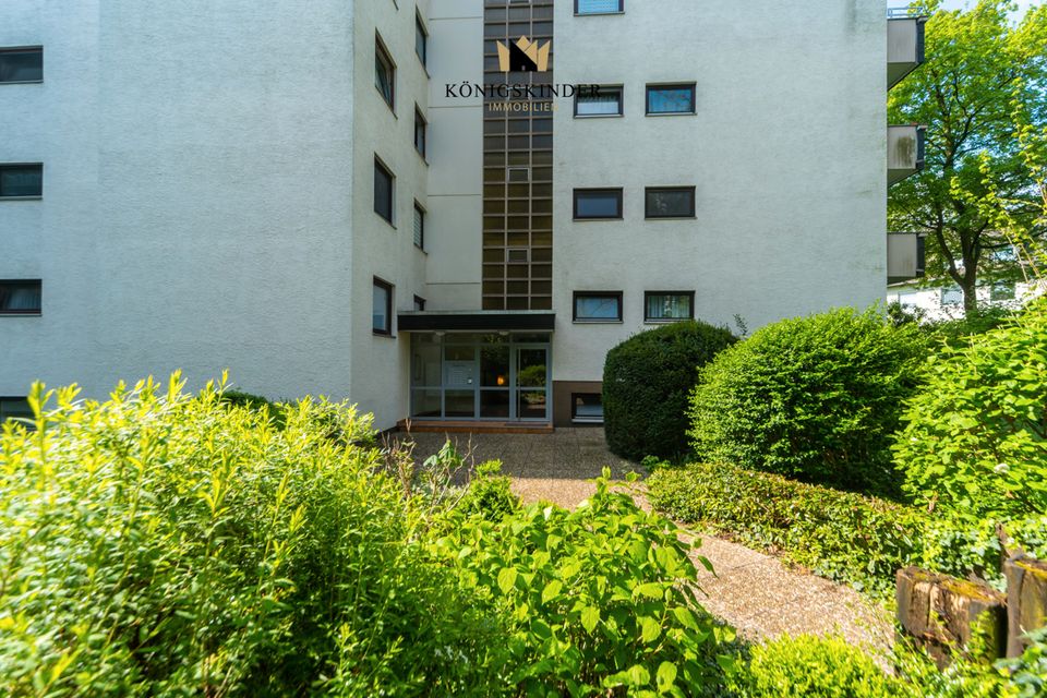 Schöne 1,5-Zimmer-Wohnung mit großem Balkon, TG-Stellplatz und Schwimmbad in Wiesbaden
