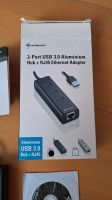 3-Port USB 3.0 Hub + RJ45 Ethernet Adapter Baden-Württemberg - Kirchheim unter Teck Vorschau