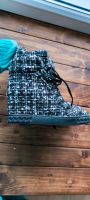 Casadei Wedge Sneaker Tweed Gr 37.5 Bayern - Bad Reichenhall Vorschau