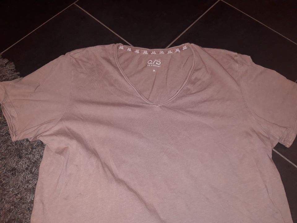 S.OLIVER by QS taupe Farbenes BASIC-T-SHIRT in Aalen