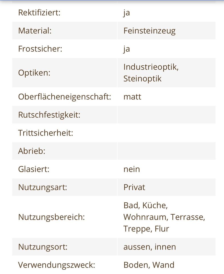 Fliesen 10x10 Deutsche Steingut Feinsteinzeug in Köln