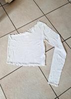 Shirt langarm weiß, one shoulder, Asos, Gr. 36/S Bayern - Würzburg Vorschau