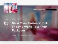 Nicki Minaj VIP Diamond Ticket 05.06.24 Nordrhein-Westfalen - Tönisvorst Vorschau