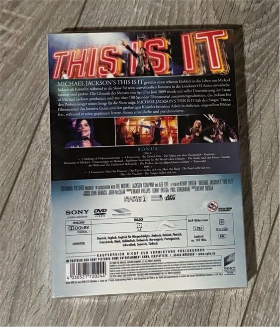 Michael Jackson - This Is It Special 2 DVD Edition OVP in Apolda