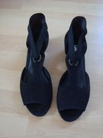 Elegante neue Gabor Nubuk Lavato schwarze Sandalette Gr. 40, Schleswig-Holstein - Harrislee Vorschau