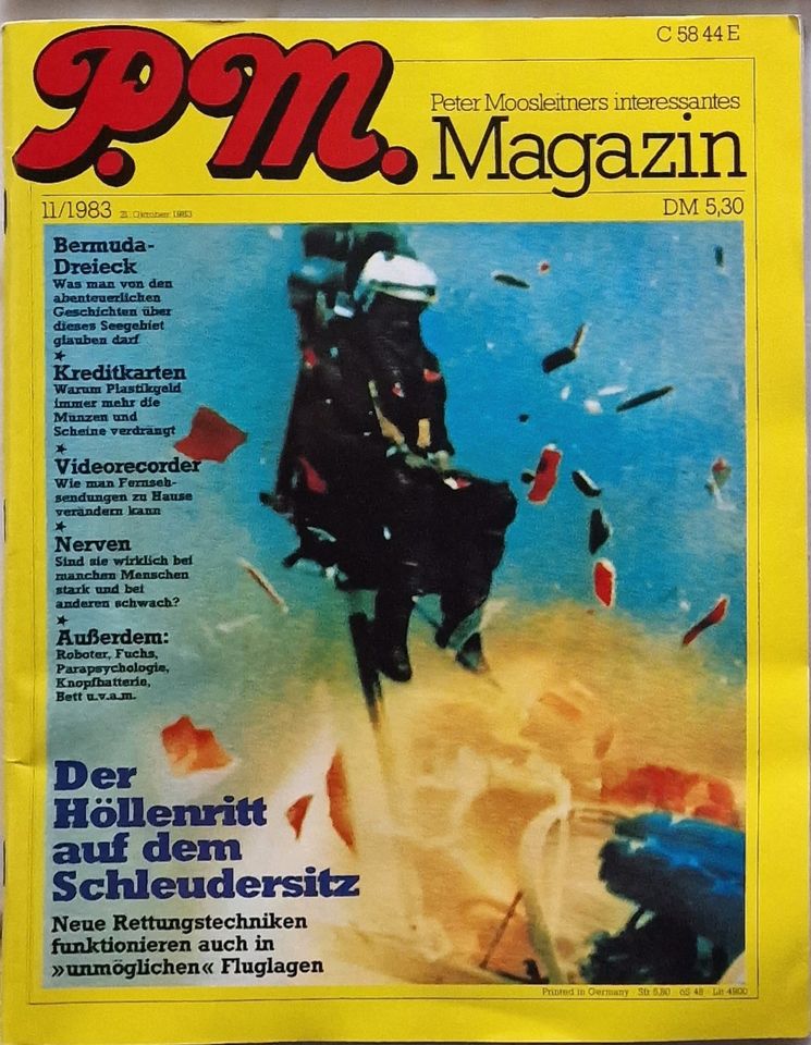 3 x P.M. Magazin, Ausgabe 8, 9 + 11/1983. UNGELESEN. in Remshalden