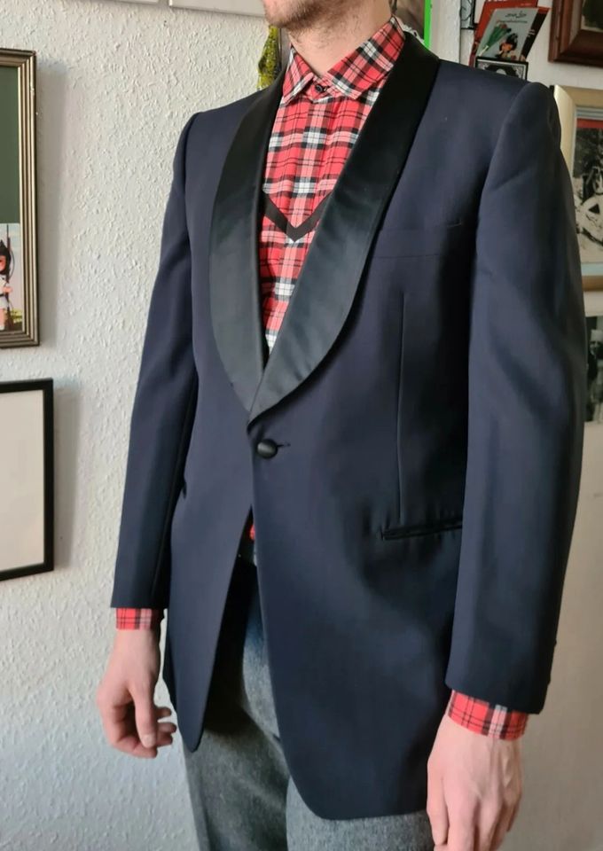 VINTAGE elegant Smoking Tuxedo Sakko Blazer 70iger in Berlin