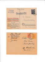 3 Ganzsachen Briefmarken 1946-48 Hessen - Friedberg (Hessen) Vorschau