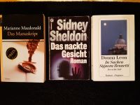 3x Krimi Sidney Sheldon Donna Leon Brunetti Macdonald Gesicht Hessen - Niedernhausen Vorschau