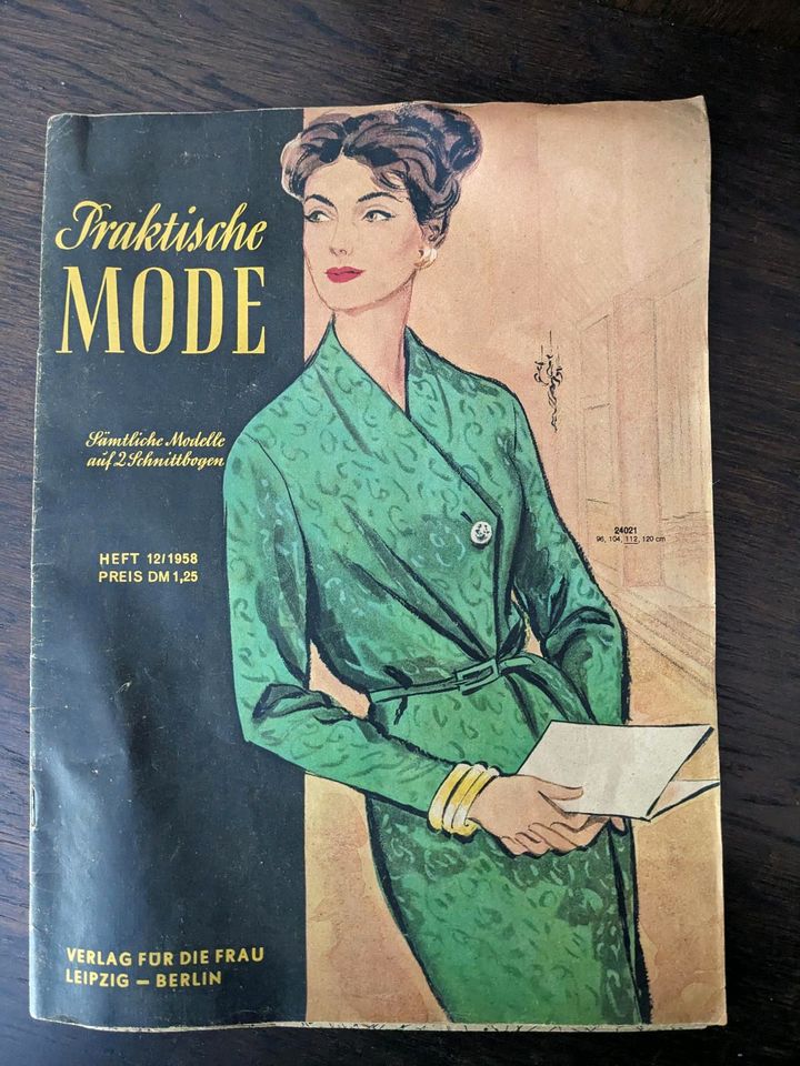 Praktische Mode 1958- Zeitschrift in Dresden