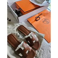Hermès Oran Leder Flip-flops 39 Bayern - Neustadt b.Coburg Vorschau