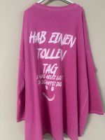 Damen Baumwolle t Shirt oversize 44/46 pink Hessen - Büttelborn Vorschau
