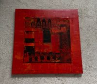 Wandbild, rot , 80x80cm Niedersachsen - Papenburg Vorschau