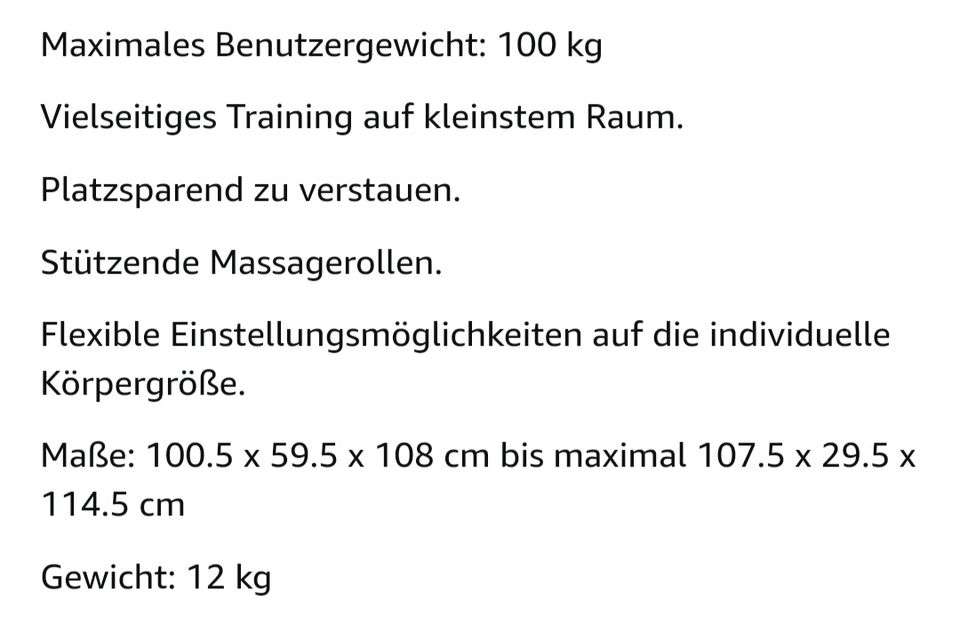 Fitnessgerät 6 in 1 in Kleinfurra