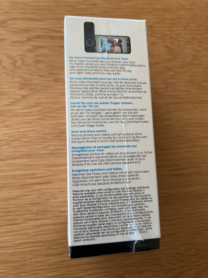 Blink Video Doorbell / Türklingel Alexa fähig NEU eingeschweißt in Friedrichsdorf