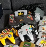 Nintendo 64 mit Zubehör (Spiele in separaten Anzeigen) Hessen - Wiesbaden Vorschau